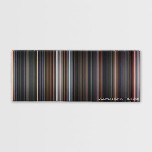 Final Fantasy: The Spirits Within color palette canvas print: thousands of thin vertical stripes of color