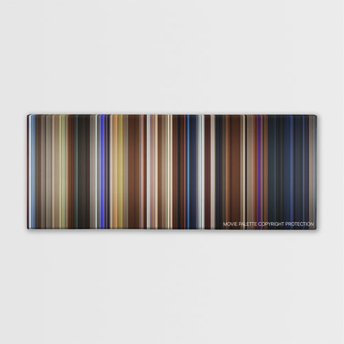 The Craft color palette canvas print: thousands of thin vertical stripes of color