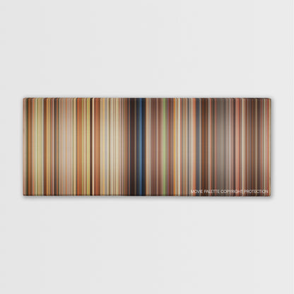 Garfield color palette canvas print: thousands of thin vertical stripes of color