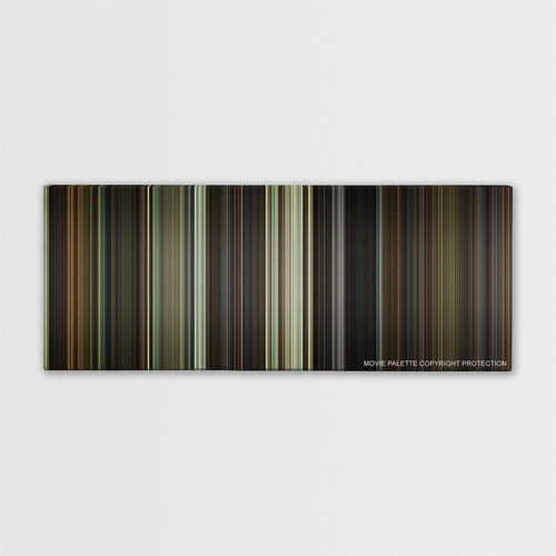 Blade: Trinity color palette canvas print: thousands of thin vertical stripes of color