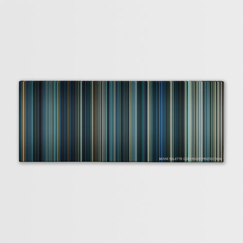 Independence Day: Resurgence color palette canvas print: thousands of thin vertical stripes of color