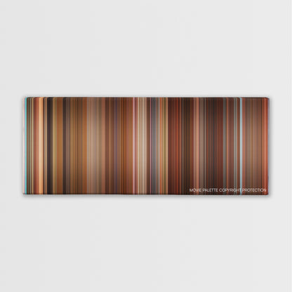 The House Bunny color palette canvas print: thousands of thin vertical stripes of color