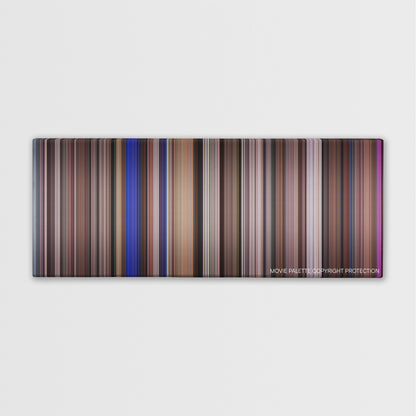 Cocktail color palette canvas print: thousands of thin vertical stripes of color