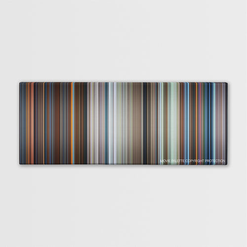 Star Trek IV: The Voyage Home color palette canvas print: thousands of thin vertical stripes of color