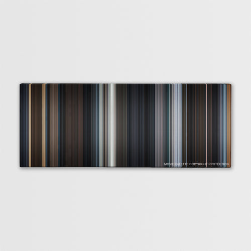 League of Extraordinary Gentlemen, The color palette canvas print: thousands of thin vertical stripes of color