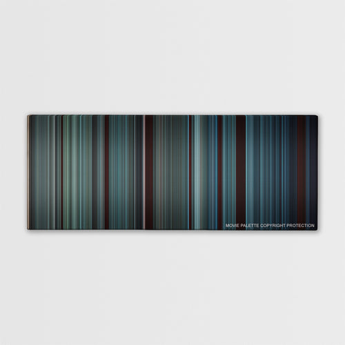 The Platform color palette canvas print: thousands of thin vertical stripes of color
