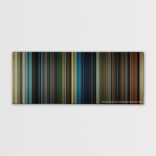 Maleficent color palette canvas print: thousands of thin vertical stripes of color