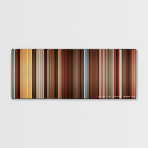 Alexander color palette canvas print: thousands of thin vertical stripes of color