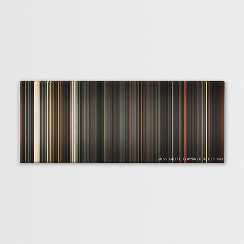 As Above, So Below color palette canvas print: thousands of thin vertical stripes of color