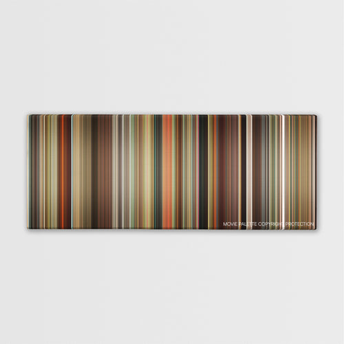 Semi-Pro color palette canvas print: thousands of thin vertical stripes of color