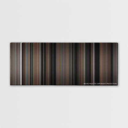 The Blair Witch Project color palette canvas print: thousands of thin vertical stripes of color