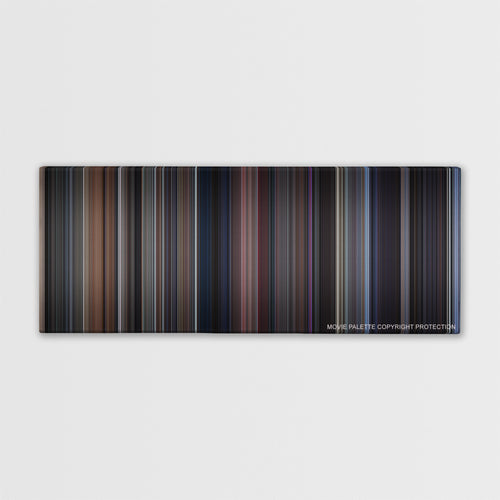 The Fly color palette canvas print: thousands of thin vertical stripes of color