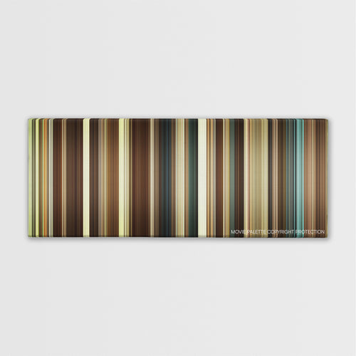 The Duchess color palette canvas print: thousands of thin vertical stripes of color