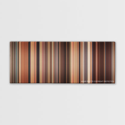 Jack and Jill color palette canvas print: thousands of thin vertical stripes of color