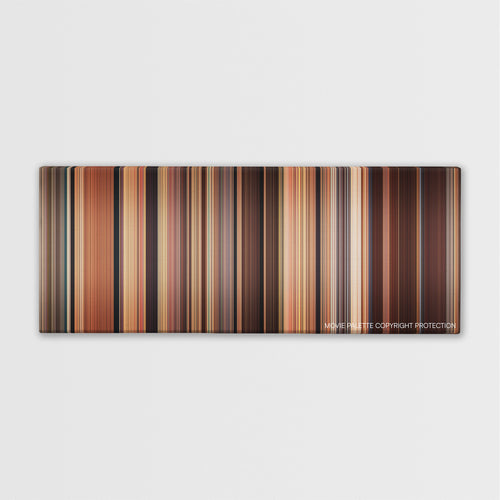Jack and Jill color palette canvas print: thousands of thin vertical stripes of color