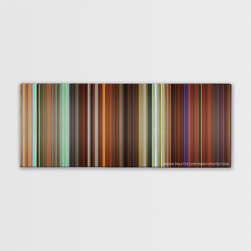 Madagascar 3: Europe's Most Wanted color palette canvas print: thousands of thin vertical stripes of color