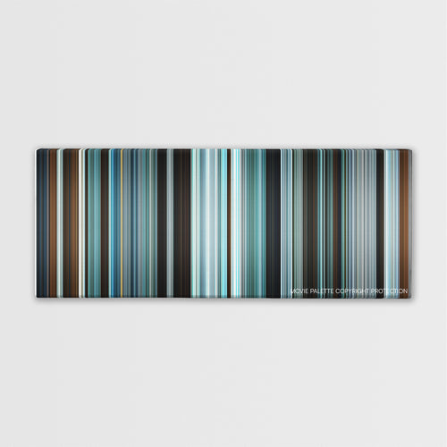 Centurion color palette canvas print: thousands of thin vertical stripes of color
