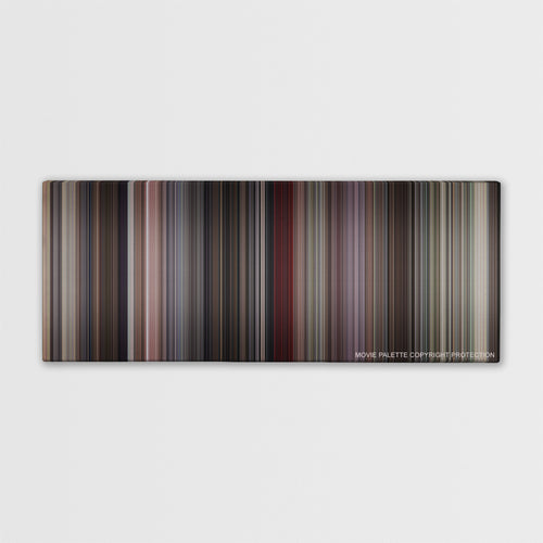Beverly Hills Cop color palette canvas print: thousands of thin vertical stripes of color