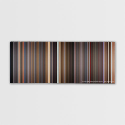 Spaceballs color palette canvas print: thousands of thin vertical stripes of color
