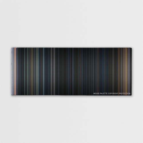30 Days of Night color palette canvas print: thousands of thin vertical stripes of color