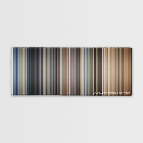 Assassins color palette canvas print: thousands of thin vertical stripes of color