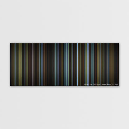 Carol color palette canvas print: thousands of thin vertical stripes of color