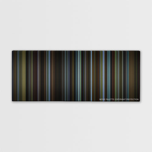 Carol color palette canvas print: thousands of thin vertical stripes of color