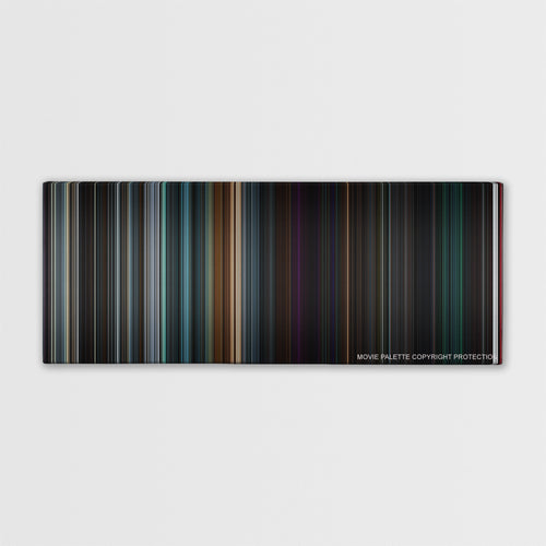 Upgrade color palette canvas print: thousands of thin vertical stripes of color