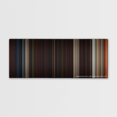 Beowulf color palette canvas print: thousands of thin vertical stripes of color