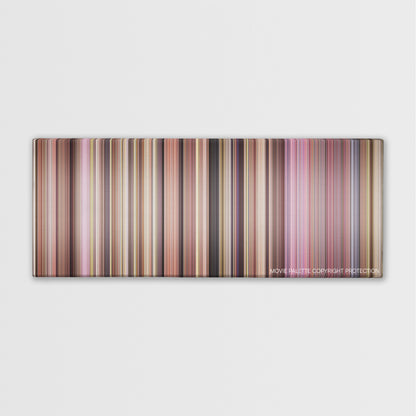 Kingpin color palette canvas print: thousands of thin vertical stripes of color