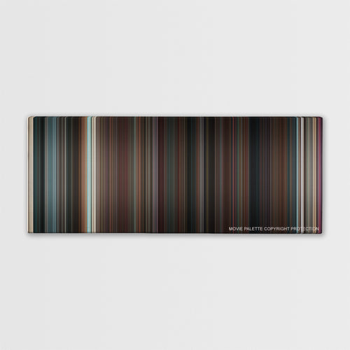 Hot Tub Time Machine color palette canvas print: thousands of thin vertical stripes of color