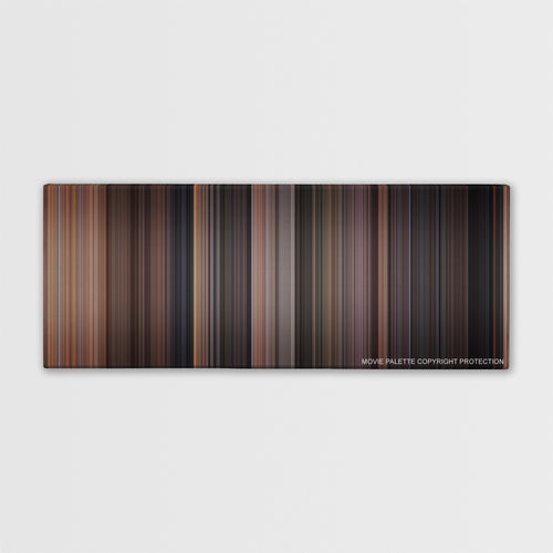 Rear Window color palette canvas print: thousands of thin vertical stripes of color