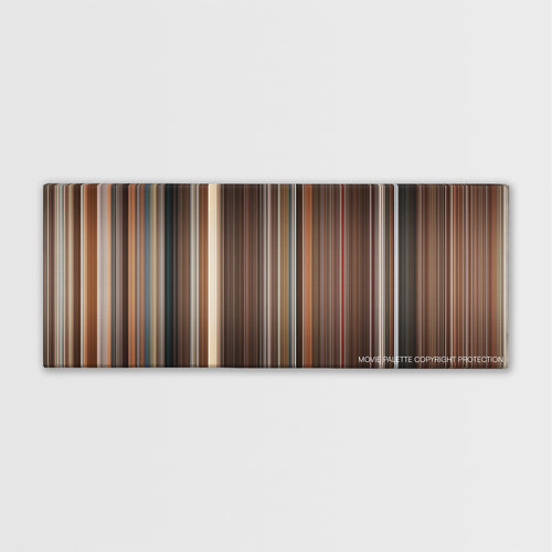 Bloodsport color palette canvas print: thousands of thin vertical stripes of color
