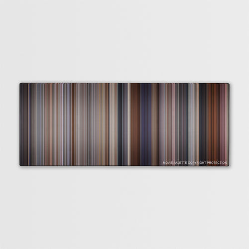 Lethal Weapon 3 color palette canvas print: thousands of thin vertical stripes of color