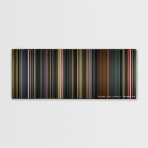 X-Men: Dark Phoenix color palette canvas print: thousands of thin vertical stripes of color
