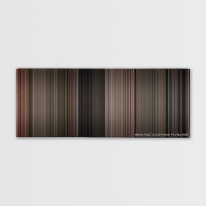 Dial M for Murder color palette canvas print: thousands of thin vertical stripes of color