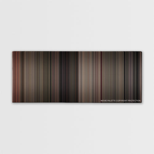 Dial M for Murder color palette canvas print: thousands of thin vertical stripes of color