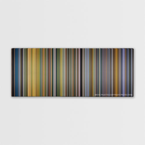 American Made color palette canvas print: thousands of thin vertical stripes of color