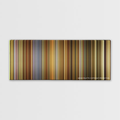 Andhadhun color palette canvas print: thousands of thin vertical stripes of color