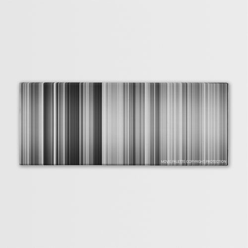 Ikiru color palette canvas print: thousands of thin vertical stripes of color