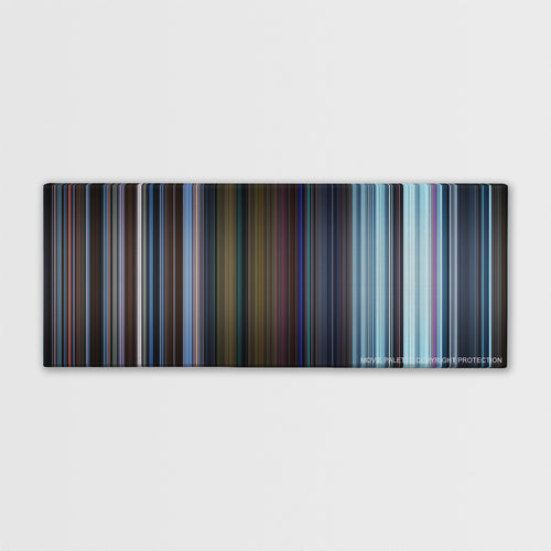 Charlie and the Chocolate Factory color palette canvas print: thousands of thin vertical stripes of color