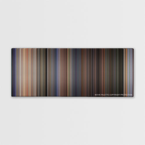 Twister color palette canvas print: thousands of thin vertical stripes of color