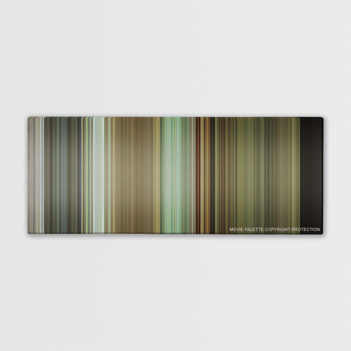 Before Midnight color palette canvas print: thousands of thin vertical stripes of color