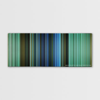 King Arthur color palette canvas print: thousands of thin vertical stripes of color