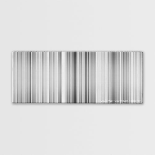 Tokyo Story color palette canvas print: thousands of thin vertical stripes of color