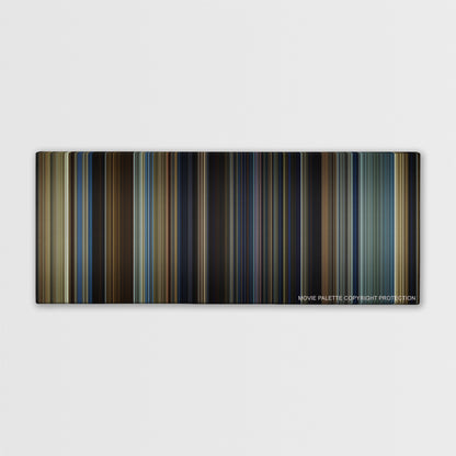 Exodus: Gods and Kings color palette canvas print: thousands of thin vertical stripes of color