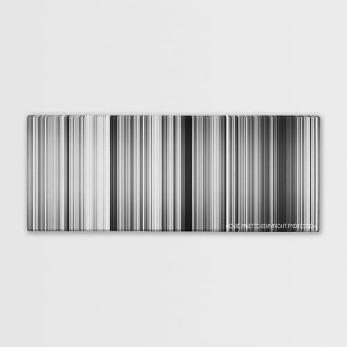 The Battle of Algiers color palette canvas print: thousands of thin vertical stripes of color
