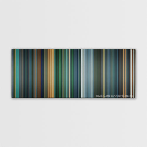 Deadpool 2 color palette canvas print: thousands of thin vertical stripes of color