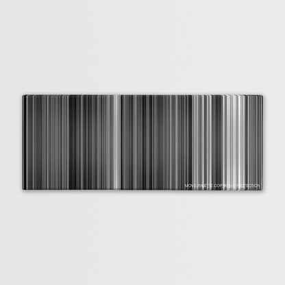 The Passion of Joan of Arc color palette canvas print: thousands of thin vertical stripes of color