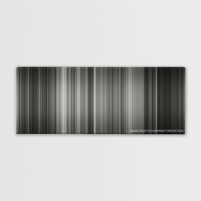 Sunrise color palette canvas print: thousands of thin vertical stripes of color
